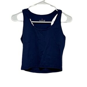 Womens Navy Cropped Tank - Never Worn Before